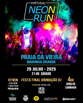 ESTÁ A CHEGAR A CORRIDA NOTURNA MAIS COLORIDA E DIVERTIDA À PRAIA DA VIEIRA - InFátima