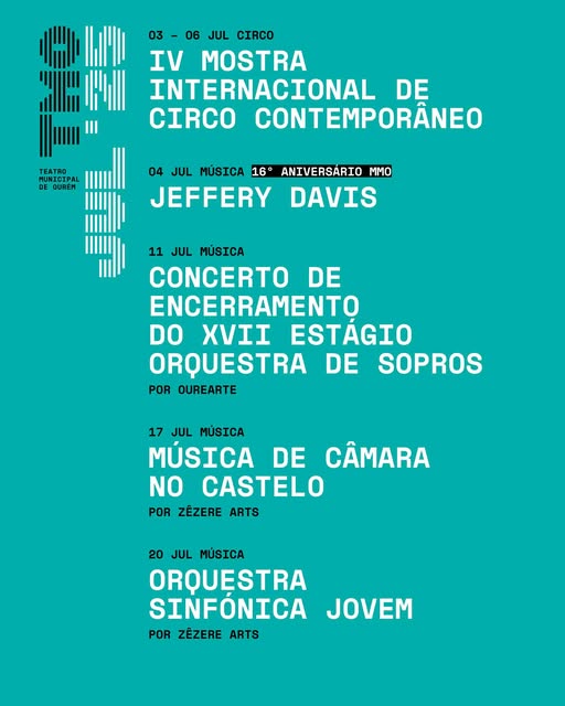 TMO | Programação Julho 2025