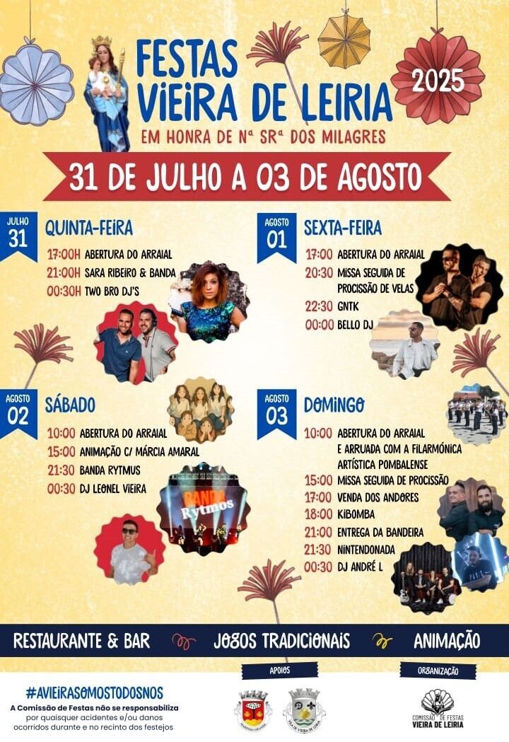 FESTAS VIEIRA DE LEIRIA 2025